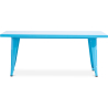 Buy Rectangular Children's Table - Industrial Design - 120cm - Stylix Yellow 59686 - prices