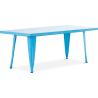 Buy Rectangular Children's Table - Industrial Design - 120cm - Stylix Yellow 59686 - in the UK