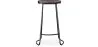  Bar Stool - Industrial Design - Wood and Metal - 76cm - Aiyana image 7