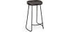  Bar Stool - Industrial Design - Wood and Metal - 76cm - Aiyana image 7