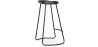  Bar Stool - Industrial Design - Wood and Metal - 76cm - Aiyana image 7