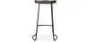  Bar Stool - Industrial Design - Wood and Metal - 76cm - Aiyana image 7