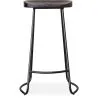  Bar Stool - Industrial Design - Wood and Metal - 76cm - Aiyana image 7