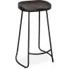 Bar Stool - Industrial Design - Wood and Metal - 76cm - Aiyana image 7