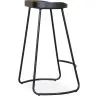  Bar Stool - Industrial Design - Wood and Metal - 76cm - Aiyana image 7