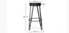Round Stool - Industrial Design - 80 cm - Elan image 7