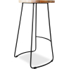 Buy Industrial Design Stool - Wood and Metal - 76 cm - Yaina Light brown 59798 at Privatefloor