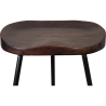 Buy Bar Stool - Industrial Design - Wood & Metal - 73 cm - Kangee Black 59575 - in the UK