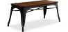  Industrial Design Bench - Wood and Metal - Stylix image 7