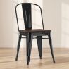 Dining Chair - Industrial Design - Wood and Steel - Stylix image 7
