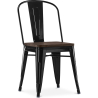 Buy Dining Chair - Industrial Design - Wood and Steel - Stylix Steel 59709 - in the UK