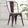 Dining Chair - Industrial Design - Wood and Steel - Stylix image 7