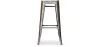 Industrial Design Bar Stool - Steel & Wood - 76cm - Stylix image 7