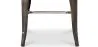 Industrial Design Bar Stool - Steel & Wood - 76cm - Stylix image 7