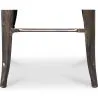Bar Stool - Industrial Design - Wood & Metal - 76cm - Stylix image 7