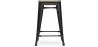 Industrial Design Bar Stool - Wood & Steel - 61cm - Stylix image 7