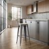 Bar Stool with Backrest - Industrial Design - 76 cm - Stylix image 7