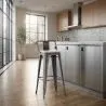 Bar Stool with Backrest - Industrial Design - 76 cm - Stylix image 7
