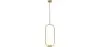 Globe Ceiling Lamp - Golden Pendant Lamp - Ruby image 7