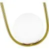 Globe Ceiling Lamp - Golden Pendant Lamp - Ruby image 7