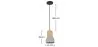 Wood and Concrete Ceiling Lamp - Scandinavian Design Pendant Lamp - Minnie image 7