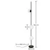 Globe Floor Lamp - Living Room Lamp - Elsie image 7