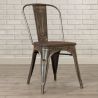 Dining Chair - Industrial Design - Wood and Steel - New Edition - Stylix image 7