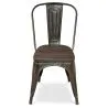 Dining Chair - Industrial Design - Wood and Steel - New Edition - Stylix image 7