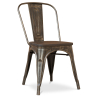 Buy Dining Chair - Industrial Design - Wood and Steel - New Edition - Stylix Red 59804 at Privatefloor
