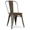 Dining Chair - Industrial Design - Wood and Steel - New Edition - Stylix image 7