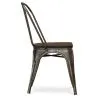 Dining Chair - Industrial Design - Wood and Steel - New Edition - Stylix image 7