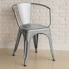 Dining Chair with Armrests - Steel - New Edition - Stylix image 7