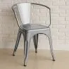 Dining Chair with Armrests - Steel - New Edition - Stylix image 7