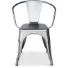 Dining Chair with Armrests - Steel - New Edition - Stylix image 7