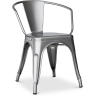 Buy  Stylix chair with armrests New Edition - Metal Metallic bronze 59809 - in the UK