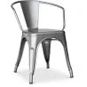 Dining Chair with Armrests - Steel - New Edition - Stylix image 7
