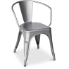 Buy  Stylix chair with armrests New Edition - Metal Metallic bronze 59809 in the United Kingdom
