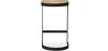 Industrial Design Bar Stool - Wood & Metal - 60cm - Lia image 7