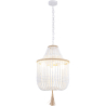 Buy Wooden Ball Ceiling Lamp - Boho Bali Style Pendant Lamp - Lawan White 59829 - prices