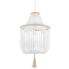 Buy Wooden Ball Ceiling Lamp - Boho Bali Style Pendant Lamp - Lawan White 59829 home delivery