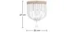 Wall Lamp - Boho Style - Wooden Balls - Kanda image 7