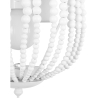 Buy Wall Lamp - Boho Style - Wooden Balls - Kanda White 59831 at Privatefloor