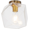 Buy Crystal Ceiling Lamp - Retro Design Flush Mount - Avo Transparent 59832 - in the UK