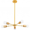 Buy Pendant Lamp in Modern Style, Brass - Tristan  Gold 59834 - in the UK