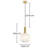 Vintage Ceiling Lamp - Crystal Pendant Lamp - Amelia image 7