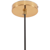 Buy Pendant lamp in vintage style, glass and metal - Amelia Beige 59835 in the United Kingdom