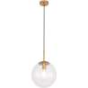 Buy Globe Design Ceiling Lamp - Crystal Pendant Lamp - Alvis Beige 59837 - prices
