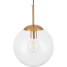 Buy Globe Design Ceiling Lamp - Crystal Pendant Lamp - Alvis Beige 59837 at Privatefloor