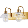 Buy Wall Sconce Lamp - Two Spotlights - Yuri Gold 59846 - in the UK