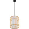 Buy Bamboo Ceiling Lamp - Boho Bali Design Pendant Lamp - Mane Natural wood 59847 - in the UK